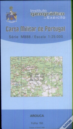 Capa do artigo Carta Militar de Portugal (esc.1:25,000) nº 155 - AROUCA