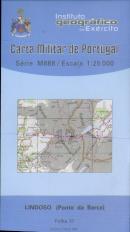 Carta Militar de Portugal (esc.1:25,000) nº 17 - LINDOSO