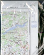 Carta Militar de Portugal (esc.1:25,000) nº 189 - MANGUALDE