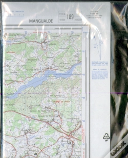 Capa do artigo Carta Militar de Portugal (esc.1:25,000) nº 189 - MANGUALDE