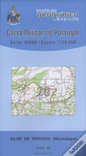 Capa do artigo Carta Militar de Portugal (esc.1:25,000) nº 20 - VILAR DE PERDIZES