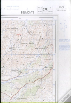 Capa do artigo Carta Militar de Portugal (esc.1:25,000) nº 225 - BELMONTE