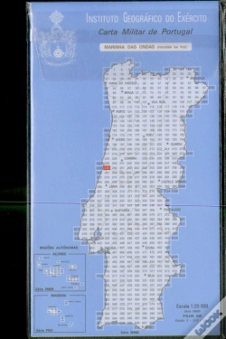 Capa do artigo Carta Militar de Portugal (esc.1:25,000) nº 249 - MARINHA DAS ONDAS