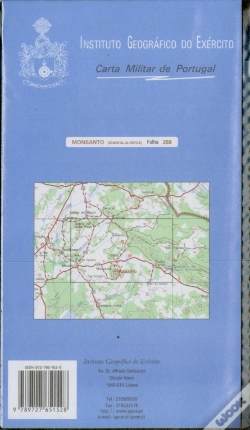 Capa do artigo Carta Militar de Portugal (esc.1:25,000) nº 258 - MONSANTO