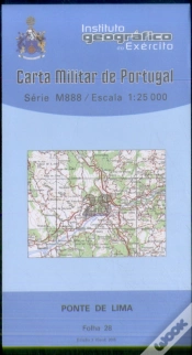 Capa do artigo Carta Militar de Portugal (esc.1:25,000) nº 28 - PONTE DE LIMA