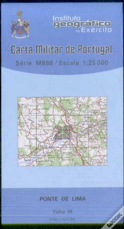 Capa do artigo Carta Militar de Portugal (esc.1:25,000) nº 28 - PONTE DE LIMA