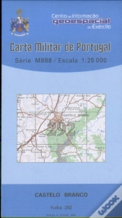 Capa do artigo Carta Militar de Portugal (esc.1:25,000) nº 292 - CASTELO BRANCO