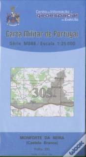 Capa do artigo Carta Militar de Portugal (esc.1:25,000) nº 305 - MONFORTE DA BEIRA