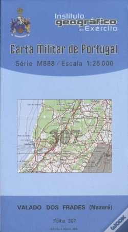 Capa do artigo Carta Militar de Portugal (esc.1:25,000) nº 307 - VALADO DOS FRADES