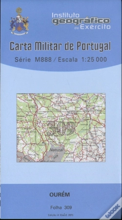 Capa do artigo Carta Militar de Portugal (esc.1:25,000) nº 309 - VILA NOVA DE OUREM