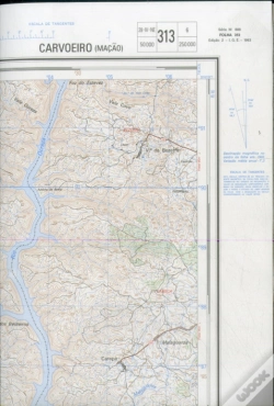 Capa do artigo Carta Militar de Portugal (esc.1:25,000) nº 313 - CARVOEIRO