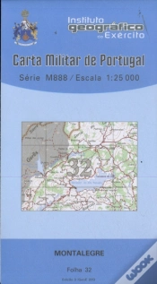 Capa do artigo Carta Militar de Portugal (esc.1:25,000) nº 32 - MONTALEGRE