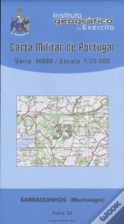 Capa do artigo Carta Militar de Portugal (esc.1:25,000) nº 33 - SARRAQUINHOS