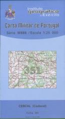 Carta Militar de Portugal (esc.1:25,000) nº 351 - CERCAL