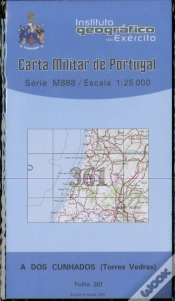 Capa do artigo Carta Militar de Portugal (esc.1:25,000) nº 361 - A-DOS-CUNHADOS
