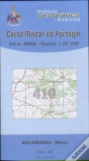Capa do artigo Carta Militar de Portugal (esc.1:25,000) nº 410 - MALARRANHA