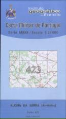 Carta Militar de Portugal (esc.1:25,000) nº 423 - ALDEIA DA SERRA