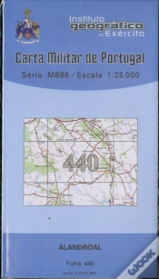 Capa do artigo Carta Militar de Portugal (esc.1:25,000) nº 440 - ALANDROAL
