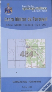 Capa do artigo Carta Militar de Portugal (esc.1:25,000) nº 484 - CARVALHAL