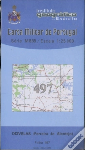 Capa do artigo Carta Militar de Portugal (esc.1:25,000) nº 497 - ODIVELAS