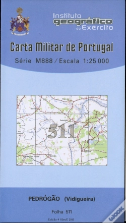 Capa do artigo Carta Militar de Portugal (esc.1:25,000) nº 511 - PEDROGÃO