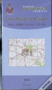 Capa do artigo Carta Militar de Portugal (esc.1:25,000) nº 521 - BEJA