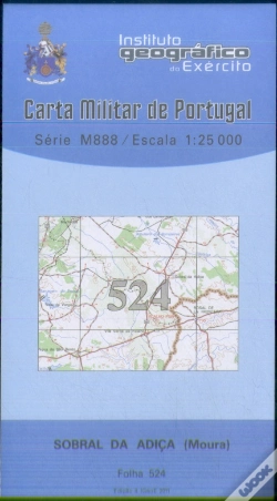 Capa do artigo Carta Militar de Portugal (esc.1:25,000) nº 524 - SOBRAL DA ADIÇA