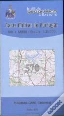Carta Militar de Portugal (esc.1:25,000) nº 570 - PEREIRAS