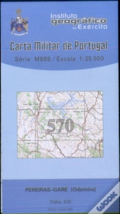 Capa do artigo Carta Militar de Portugal (esc.1:25,000) nº 570 - PEREIRAS