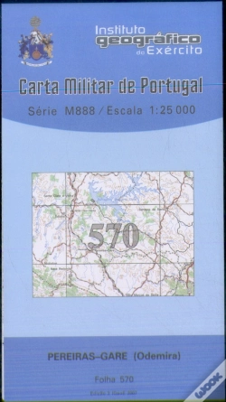 Capa do artigo Carta Militar de Portugal (esc.1:25,000) nº 570 - PEREIRAS