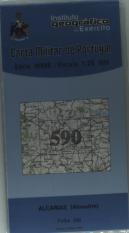 Carta Militar de Portugal (esc.1:25,000) nº 590 - ALCARIAS