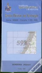 Carta Militar de Portugal (esc.1:25,000) nº 592 - BORDEIRA
