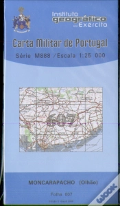 Capa do artigo Carta Militar de Portugal (esc.1:25,000) nº 607 - MONCARAPACHO
