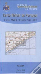 Capa do artigo Carta Militar de Portugal (esc.1:25,000) nº 608 - TAVIRA