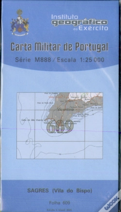 Capa do artigo Carta Militar de Portugal (esc.1:25,000) nº 609 - SAGRES