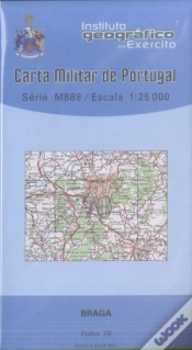 Capa do artigo Carta Militar de Portugal (esc.1:25,000) nº 70 - BRAGA
