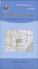 Carta Militar de Portugal (esc.1:25,000) nº 80 - ALGOSO
