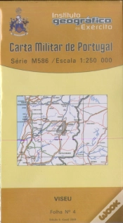 Capa do artigo Carta Militar de Portugal / Escala 1:250 000 n.º4 - Viseu