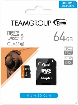 Capa do artigo Cartão de Memória Team Group SDXC Micro SD 64GB Class 10 UHS-I