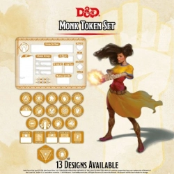 Capa do artigo Cartas/Acessórios Dungeons & Dragons Monk Token Set