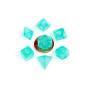 FanRoll Mini Dice Set Stardust Turquoise Cards / Accessories (7) - Preview