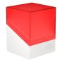 Ultimate Guard Boulder Deck Case 100+ Synergy Cards/Storage Box - Red/White - Preview