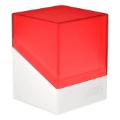 Capa do artigo Ultimate Guard Boulder Deck Case 100+ Synergy Cards/Storage Box - Red/White