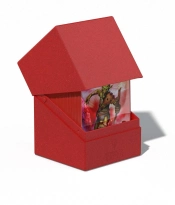 Capa do artigo Ultimate Guard Return To Earth Boulder Deck Case 100+ Standard Size Red Cards/Storage Box