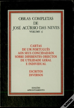 Capa do artigo Cartas de um português aos seus concidadãos sobre diferentes objectos de utilidade geral e individual. Escritos diversos