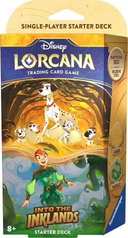 Capa do artigo Disney Lorcana TCG Into the Inklands Amber & Emerald Starter Deck (English)