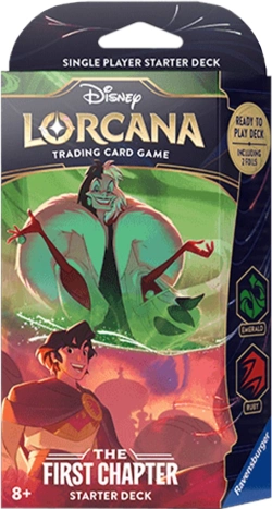 Capa do artigo Disney Lorcana TCG The First Chapter Starter Deck Emerald & Ruby (English)