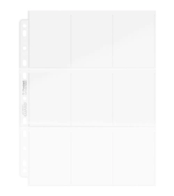 Capa do artigo Ultimate Guard 9-Pocket Top-Loading Cards/Sheets (100) Transparent
