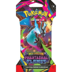 Capa do artigo Cartas Pokémon TCG - Mega Evolution Phantasmal Flames Sleeved Booster (ES)