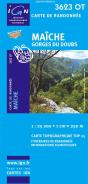 Carte De Randonnée 3623 Ot ; Maiche ; Gorges Du Doubs - Preview